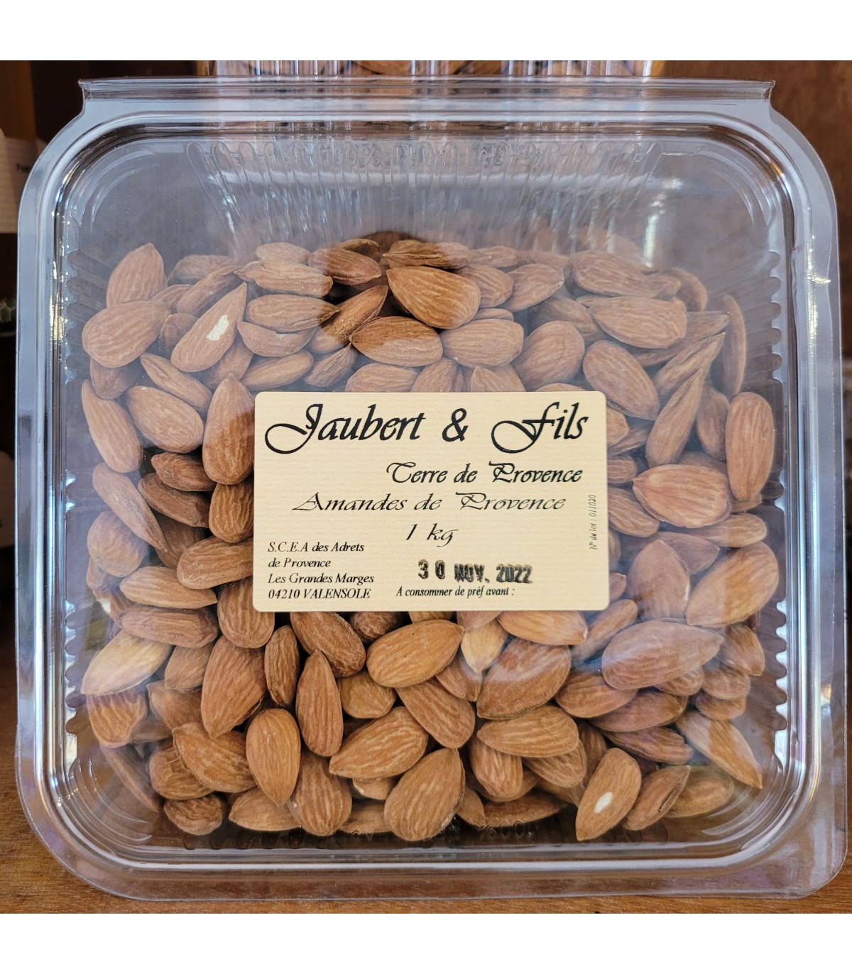 Amandes bio de Provence décortiquées - Domaine Roman