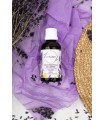 Lavender essential oil in brown glass bottle - 50ml dropper