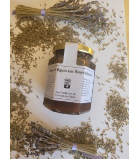 Confiture figues-fleurs de lavande